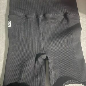 Free People movement  Ribbed biker Shorts
